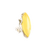 sterling silver statement ring Natural Baltic lemon amber 