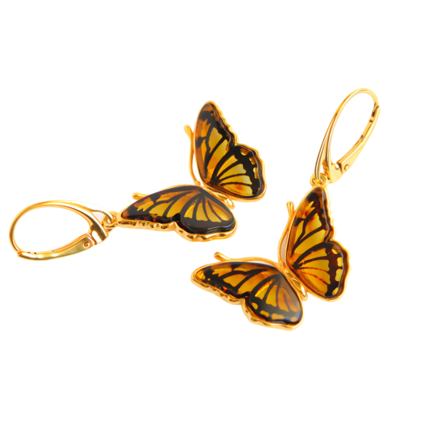 Butterfly Earrings-gold earrings