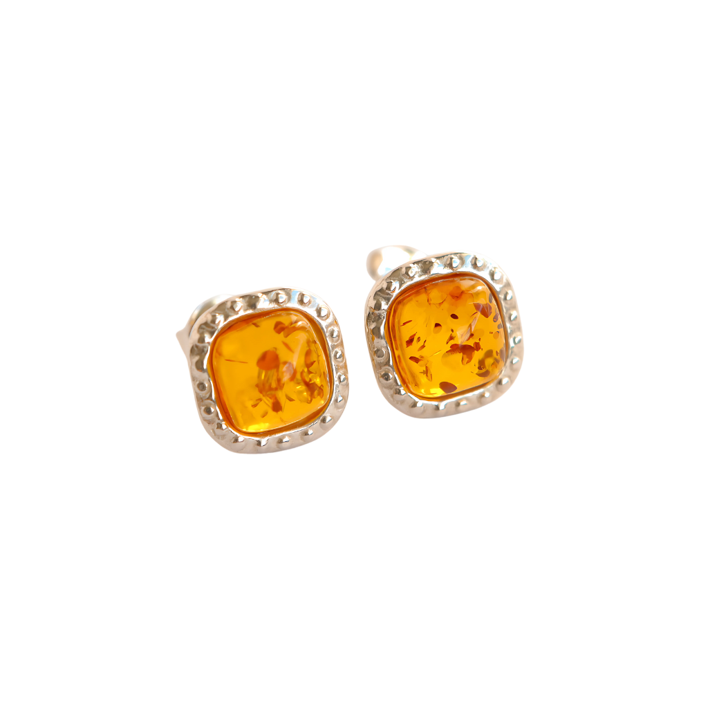 Sterling Silver Amber earrings