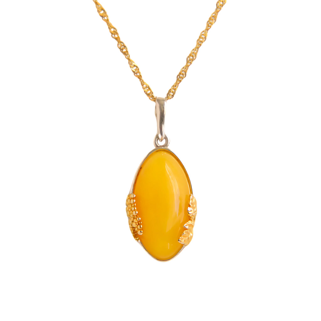 Egg Yolk Victorian Pendant