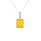 minimalist sterling silver necklace Baltic amber