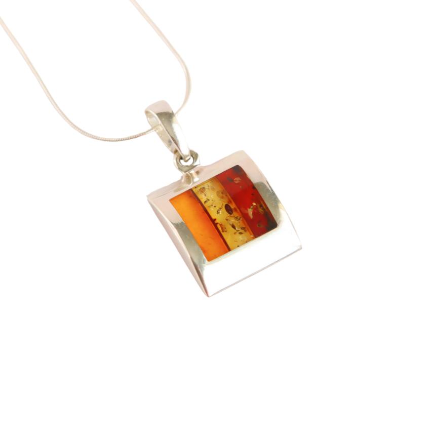 amber pendant necklace