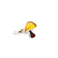 Mushroom Ring –  Baltic Amber Sterling Silver Adjustable Magic Ring
