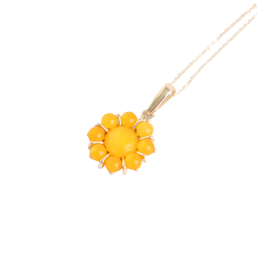 Butterscotch Amber pendant necklace