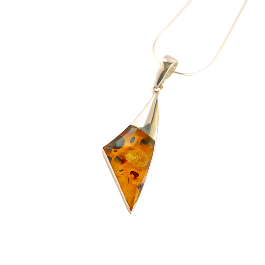 amber pendant