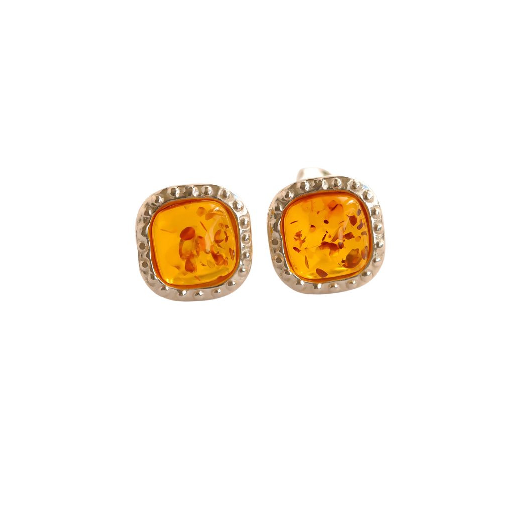 Sterling Silver Amber earrings