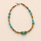 Western Turquoise Necklace with Tibetan Silver