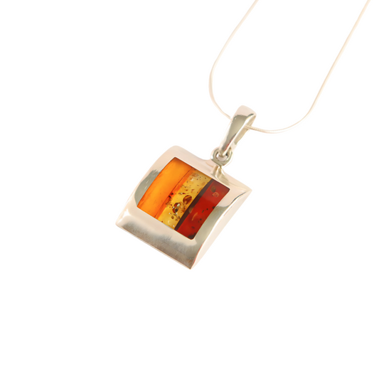 amber pendant necklace