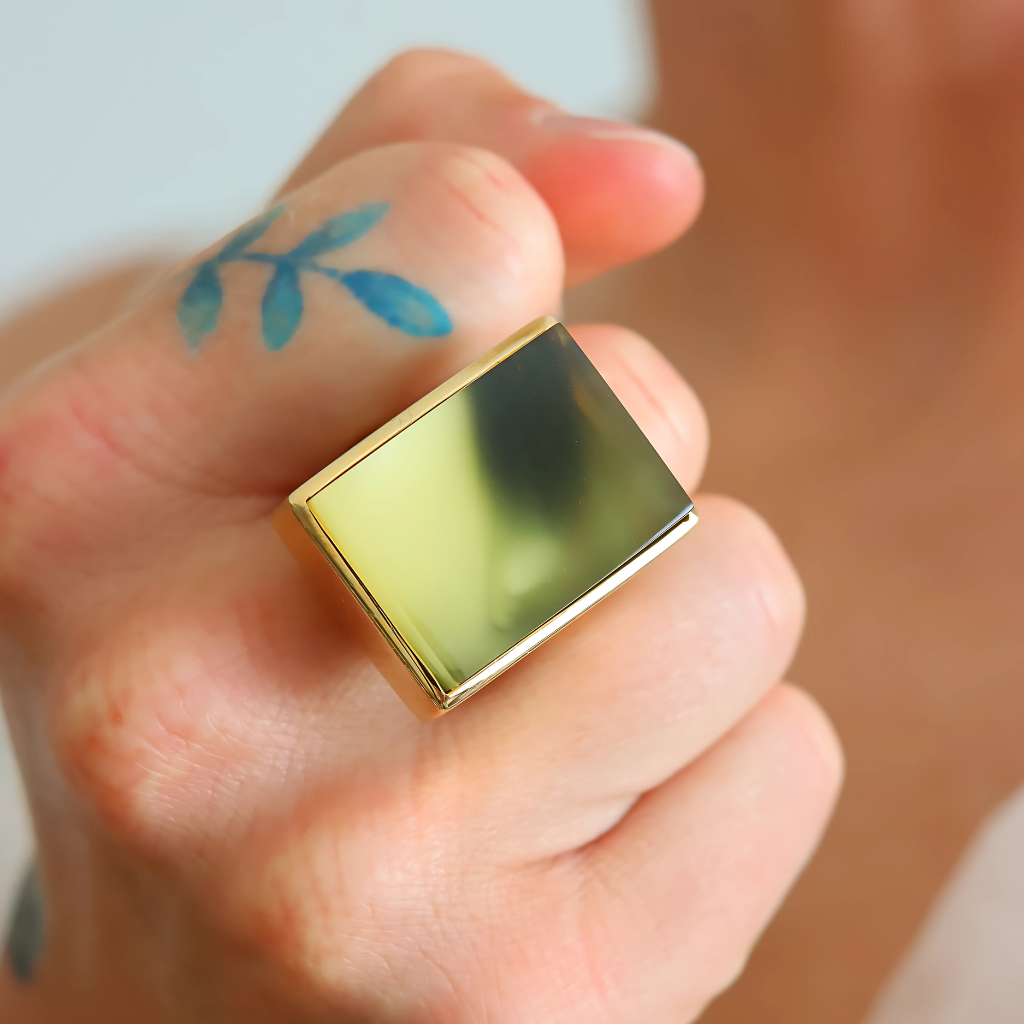 close up cocktail ring