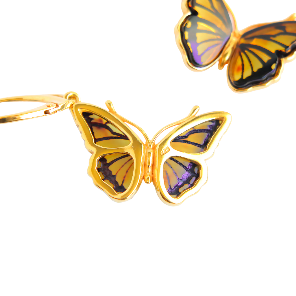 Butterfly Earrings -925 sterling silver