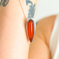 red amber pendant
