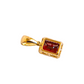 18k Gold Garnet and Fine Diamond Pendant (Pendant Only)