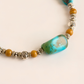 Western Turquoise Necklace with Tibetan Silver