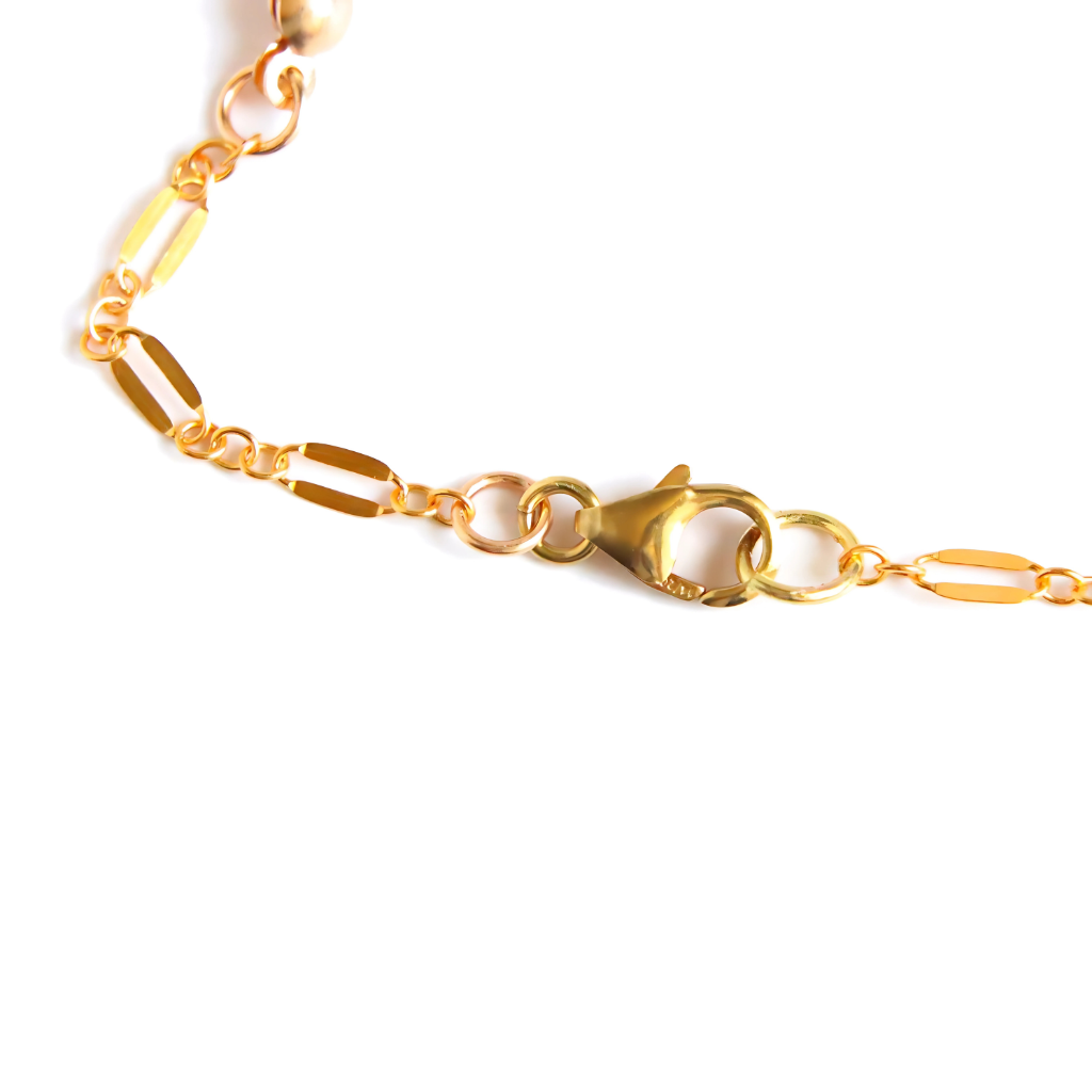 butterscotch amber necklace gold stamp