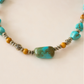 Western Turquoise Necklace with Tibetan Silver
