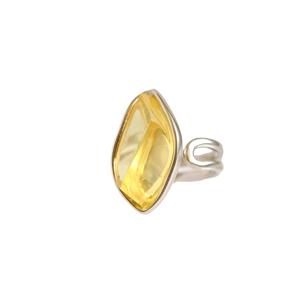 baltic lemon amber ring