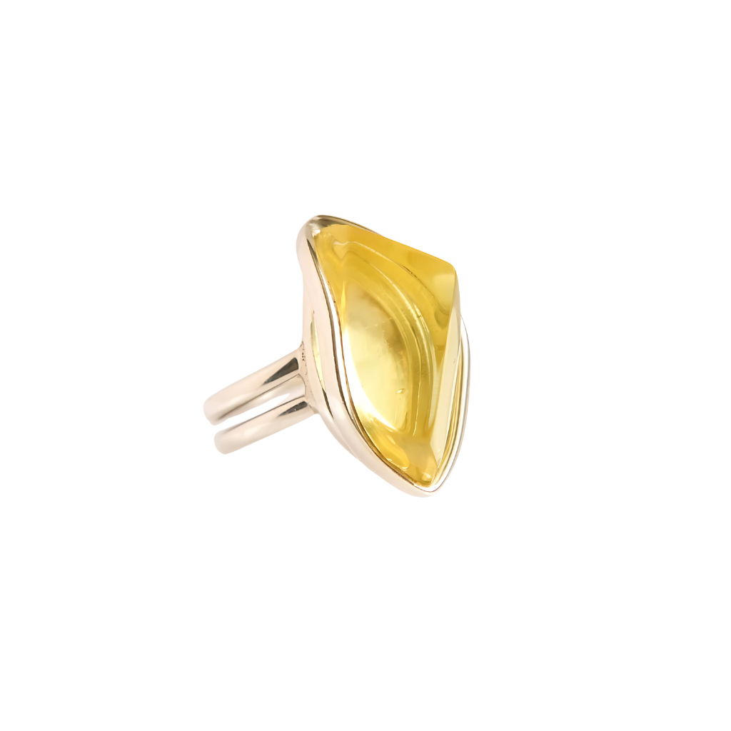 baltic lemon amber ring