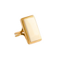 White Amber Ring – Baltic Bone Amber in 14k Gold Plated s925 Silver