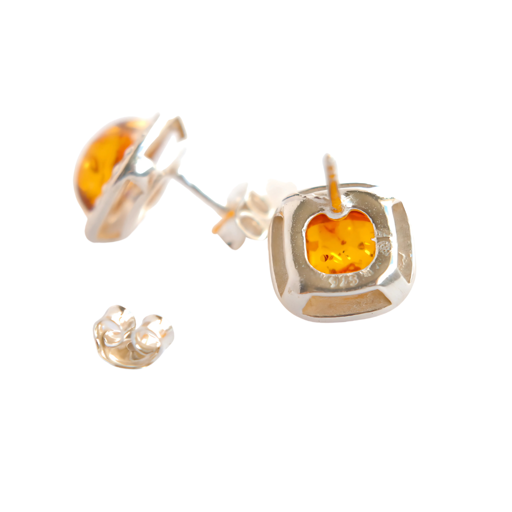 Sterling Silver Amber earrings