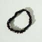 Natural Baltic Black Cherry Amber Chip Bracelet