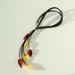 Natural Baltic Multicolor Amber Modern Chic Necklace