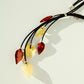 Natural Baltic Multicolor Amber Modern Chic Necklace