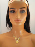 Genuine Baltic Butterscotch Amber Statement Necklace in 925 Sterling Silver