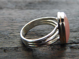 Genuine Chocolate Quartz Rectangular Cut Ring