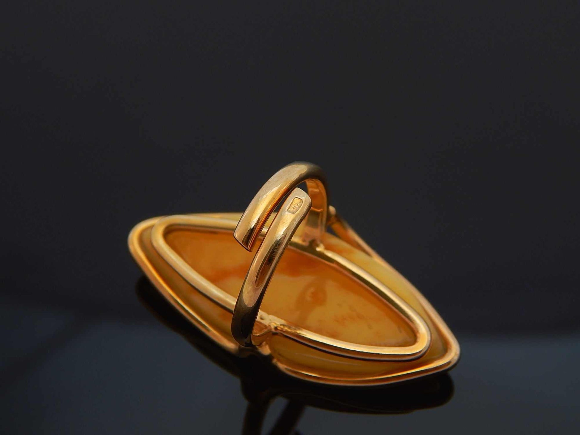 butterscotch amber ring