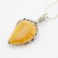 Natural Baltic Butterscotch Sleepy Hallow Limited Edition Pendant Necklace in 925 Sterling Silver