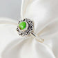 Arizona Lime Green Spiny Oyster Turquoise Ring