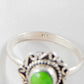 Arizona Lime Green Spiny Oyster Turquoise Ring