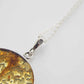 Natural Baltic Lemon Amber Tree Of Life Pendant Necklace in 925 Sterling Silver