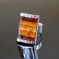 Natural Baltic Cognac Amber Handmade Modern Adjustable Ring