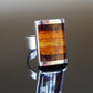 Natural Baltic Cognac Amber Handmade Modern Adjustable Ring