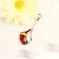 Natural Baltic Amber Nordic Pendant Necklace in 925 Sterling Silver