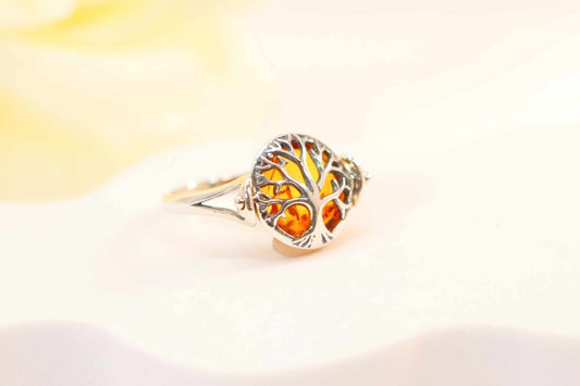 genuine baltic amber ring