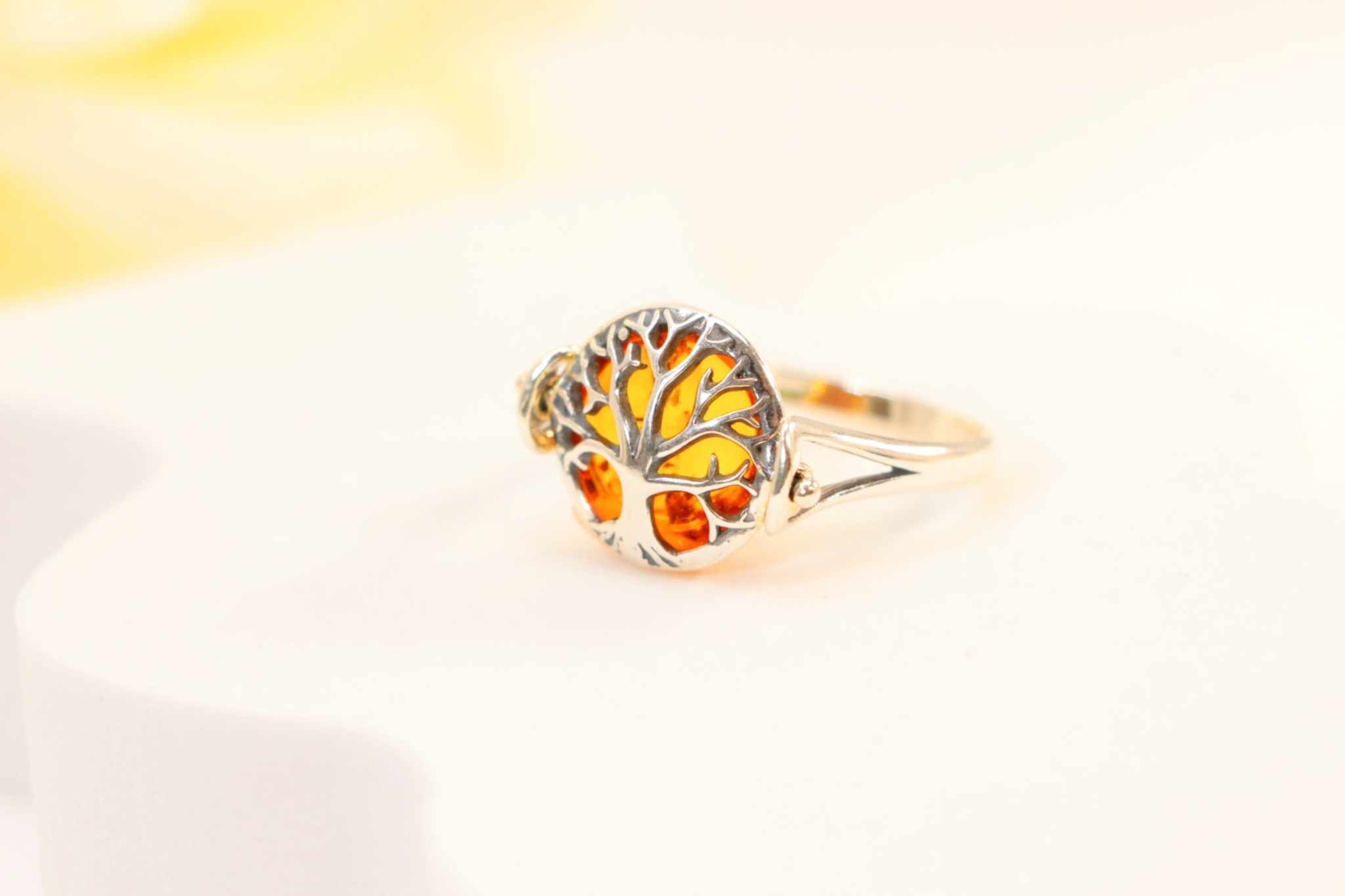 genuine baltic amber ring