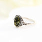 green amber ring