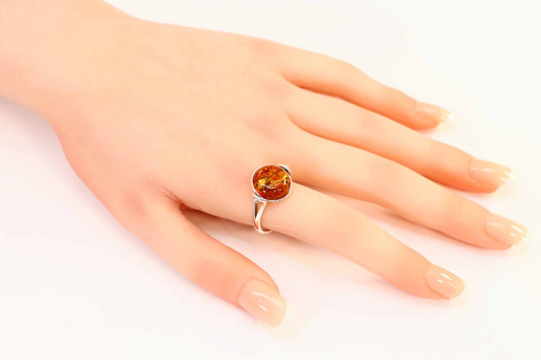 genuine baltic amber ring