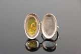 Natural Baltic Lemon Amber Adjustable Poison Ring in 925 Sterling Silver