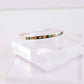 Handmade bracelet with natural Baltic amber and turquoise mosaic, 925 sterling silver cuff.