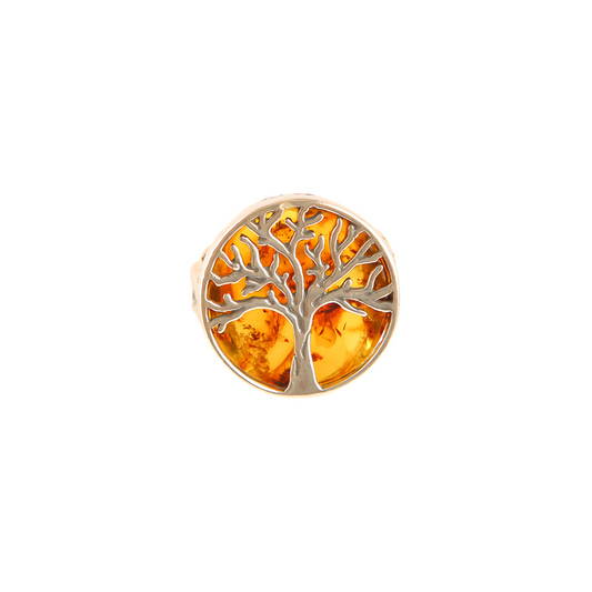 Amber Tree-adjustable ring