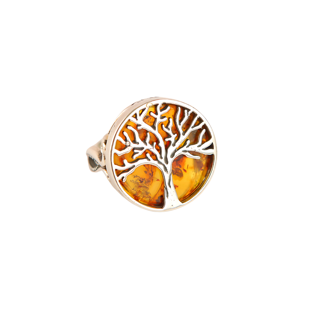Amber Tree-adjustable ring