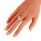 sterling silver butterfly ring