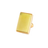 Rare Baltic butterscotch lime amber gold statement ring in 14k gold plated sterling silver.