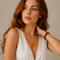 Tomasz Kargul 14k Gold Plated Amber Necklace- Sterling Silver