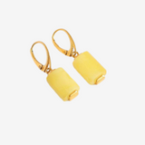 14k Gold Plated Aleksander Gliwinski Designer Butterscotch Earrings