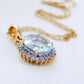 aquamarine pendant