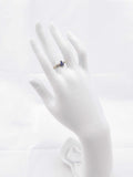 Genuine Kyanite Flower Ring in 925 Sterling Silver